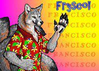Frysco badge (goldenwolf)